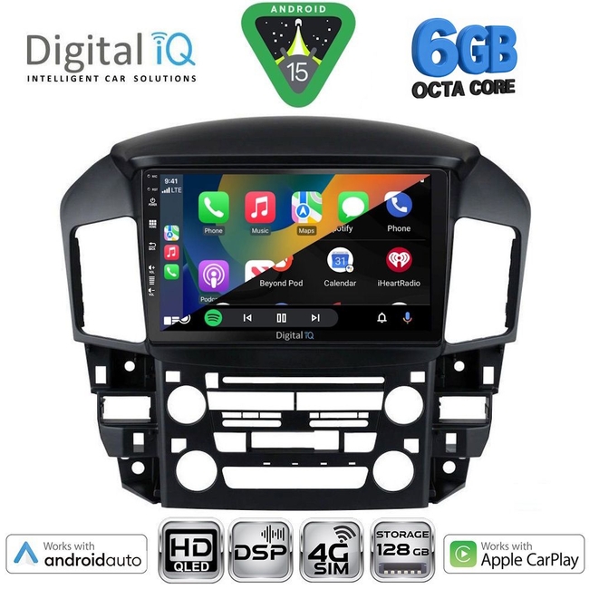 DIGITAL IQ BXF 17344_CPAA (9inc) MULTIMEDIA TABLET for LEXUS RX 300 mod. 1998-2003