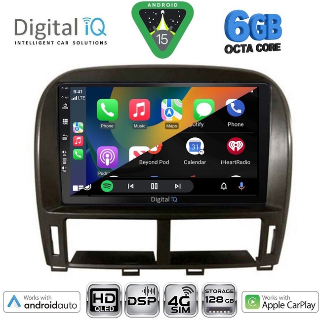 DIGITAL IQ BXF 17343_CPAA (9inc) MULTIMEDIA TABLET for LEXUS LS 430 – XF 430 mod. 2000-2006