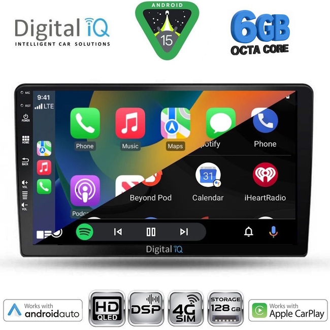 DIGITAL IQ BXF 17324_CPAA (CLIMA+A/C) (9inc) MULTIMEDIA TABLET for KIA SPORTAGE mod. 2004-2010