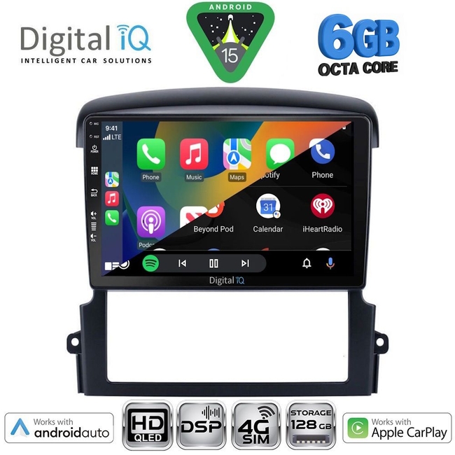 DIGITAL IQ BXF 17317_CPAA (9inc) MULTIMEDIA TABLET for KIA SORENTO mod. 2006-2009