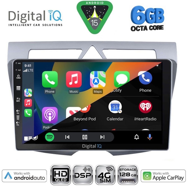 DIGITAL IQ BXF 17307_CPAA (9inc) MULTIMEDIA TABLET for KIA PICANTO mod. 2008-2011
