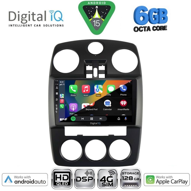 DIGITAL IQ BXF 17287_CPAA (9inc) MULTIMEDIA for CHRYSLER PT CRUISER mod. 2005-2010
