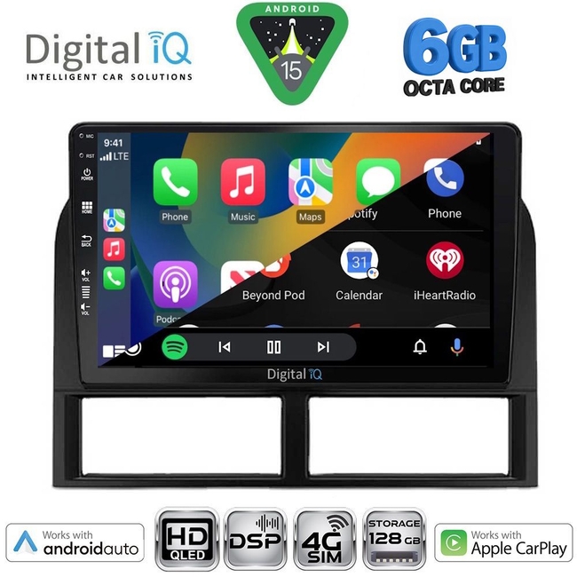 DIGITAL IQ BXF 17280_CPAA (9inc) MULTIMEDIA TABLET for JEEP GRAND CHEROKEE mod. 1999-2004