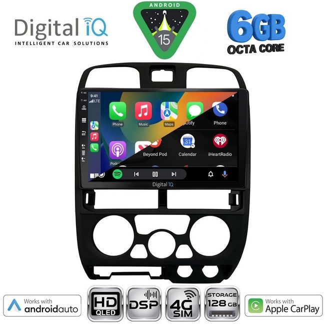 DIGITAL IQ BXF 17253BL_CPAA (9inc) MULTIMEDIA TABLET for ISUZU D-MAX mod. 2002-2008 (BLACK)