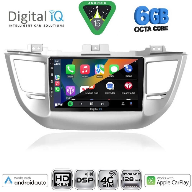 DIGITAL IQ BXF 17243_CPAA (9inc) MULTIMEDIA TABLET for HYUNDAI TUCSON mod. 2015-2019