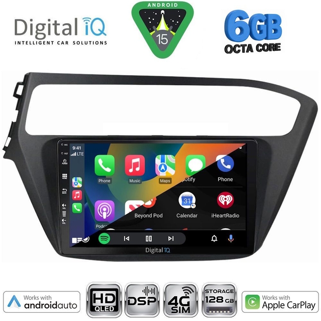 DIGITAL IQ BXF 17230_CPAA (9inc) MULTIMEDIA TABLET for HYUNDAI i20 mod. 2018-2021