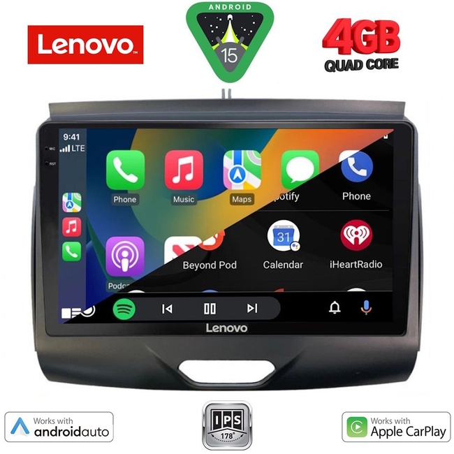 LENOVO LVE 8172B_CPAA (9inc) MULTIMEDIA TABLET for FORD RANGER mod. 2015-2018