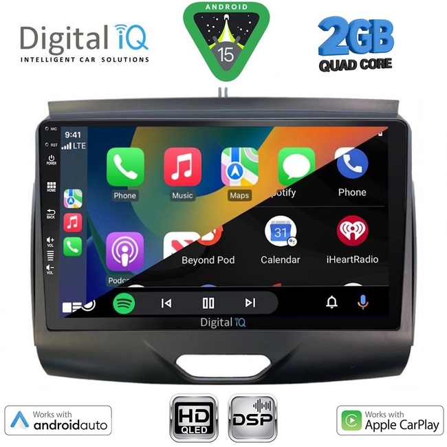 DIGITAL IQ BXC 3172B_CPAA (9inc) MULTIMEDIA TABLET for FORD RANGER mod. 2015-2018