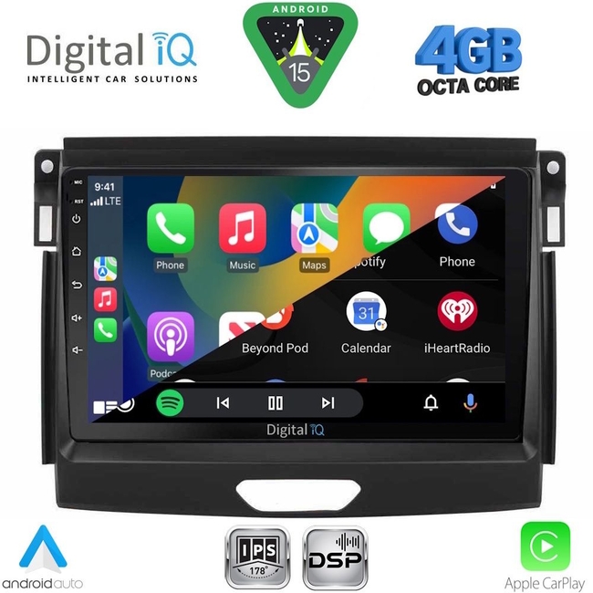 DIGITAL IQ RSG 6172A_CPA (9inc) MULTIMEDIA TABLET for FORD RANGER mod. 2015-2018