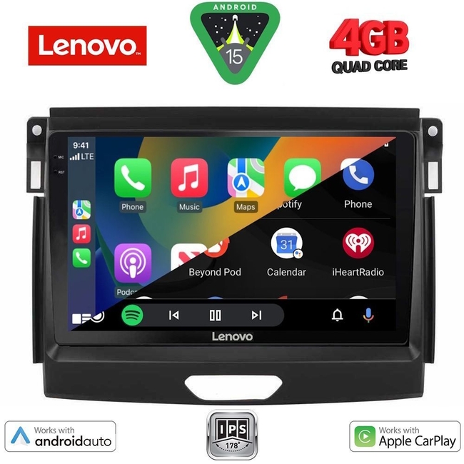 LENOVO LVE 8172A_CPAA (9inc) MULTIMEDIA TABLET for FORD RANGER mod. 2015-2018
