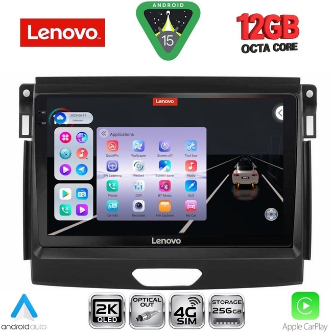 LENOVO SSZ 12172B_CPA (9inc) MULTIMEDIA TABLET for FORD RANGER mod. 2015-2018