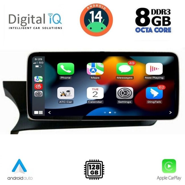 DIGITAL IQ TPK 16985B_CPA (10.25'') (NTG 4.5)MULTIMEDIA SYSTEM for MERCEDES C (W204) mod. 2011-2014