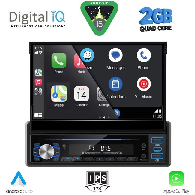 DIGITAL IQ TOP 230_CPA (7"_DECK) MULTIMEDIA 1DIN