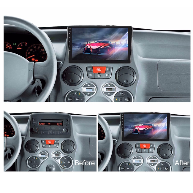 DIGITAL IQ RSD 1139_CPA (9inc) MULTIMEDIA TABLET for FIAT PANDA mod. 2003-2012