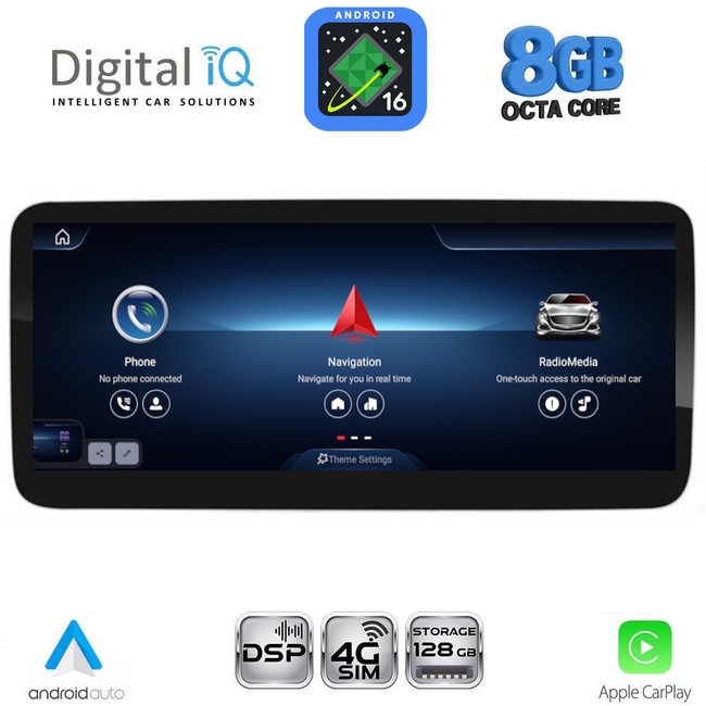DIGITAL IQ TOP 17983_CPA (12.3'') MULTIMEDIA SYSTEM for MERCEDES B (W246) mod. 2012-2015 (NTG 4.5)