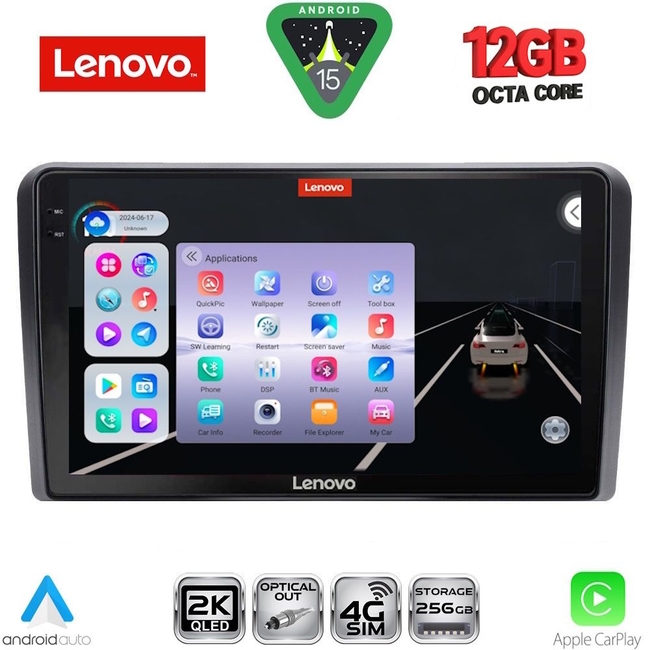 LENOVO SSZ 12139_CPA (9inc) MULTIMEDIA TABLET for FIAT PANDA mod. 2003-2012
