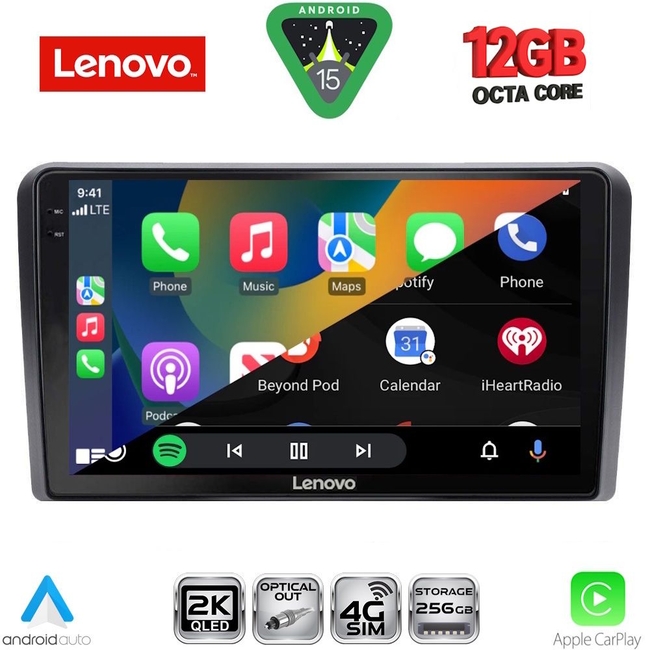LENOVO SSZ 12139_CPA (9inc) MULTIMEDIA TABLET for FIAT PANDA mod. 2003-2012