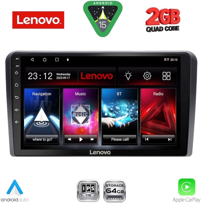 LENOVO LVD 2139_CPA (9inc) MULTIMEDIA TABLET for FIAT PANDA mod. 2003-2012