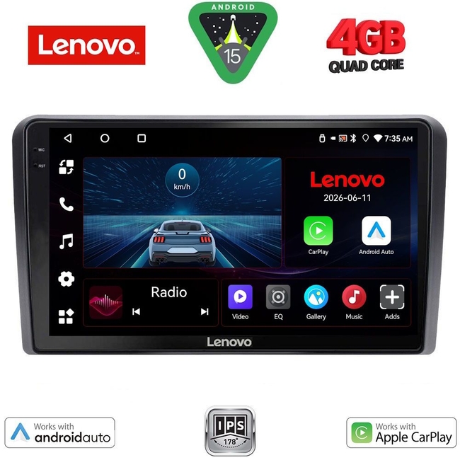 LENOVO LVE 8139_CPAA (9inc) MULTIMEDIA TABLET for FIAT PANDA mod. 2003-2012