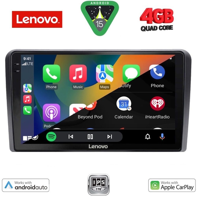 LENOVO LVE 8139_CPAA (9inc) MULTIMEDIA TABLET for FIAT PANDA mod. 2003-2012