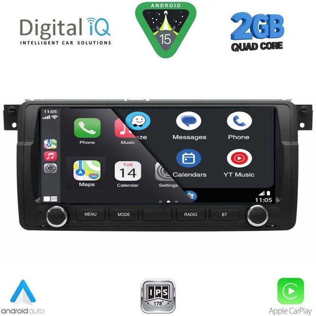 DIGITAL IQ BLD 253_CPA (8.8" DECK) MULTIMEDIA SYSTEM for BMW E46 mod. 1998-2005