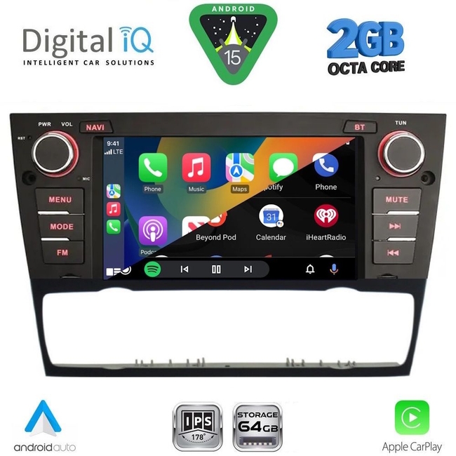 DIGITAL IQ BLE 395_CPA (7" DECK) MULTIMEDIA SYSTEM for BMW S.3 (E90-91-92-93) mod. 2005-2012