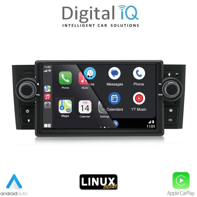 DIGITAL IQ BLA 063_CPA (7" DECK) MULTIMEDIA LINUX SYSTEM for GRANDE PUNTO mod. 2005-2012