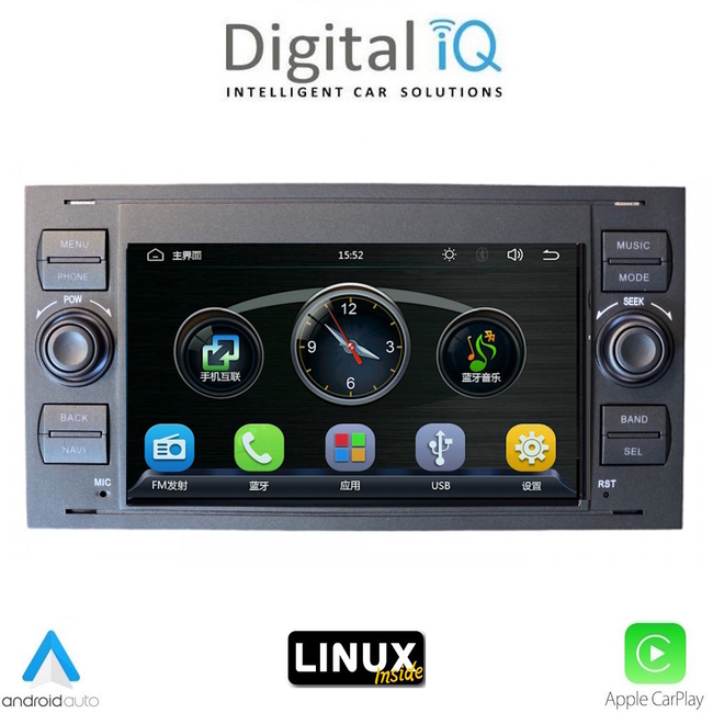 DIGITAL IQ BLA 002B_CPA (7" DECK) MULTIMEDIA LINUX SYSTEM for FORD mod. 2004-2008