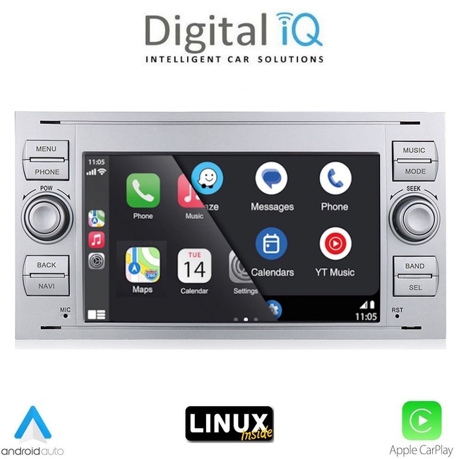 DIGITAL IQ BLA 002B_CPA (7" DECK) MULTIMEDIA LINUX SYSTEM for FORD mod. 2004-2008