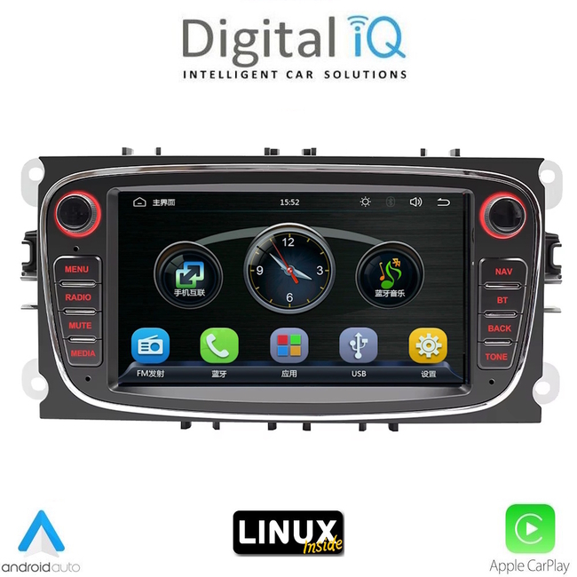 DIGITAL IQ BLA 003B_CPA (7" DECK) MULTIMEDIA LINUX SYSTEM for FORD mod. 2007-2012