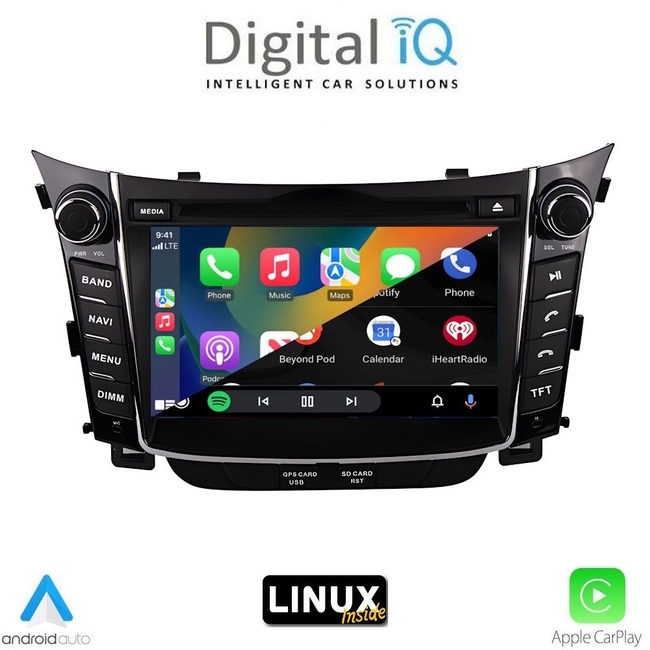 DIGITAL IQ BLA 026_CPA (7" DECK) MULTIMEDIA LINUX SYSTEM for HYUNDAI i30 mod. 2012-2017