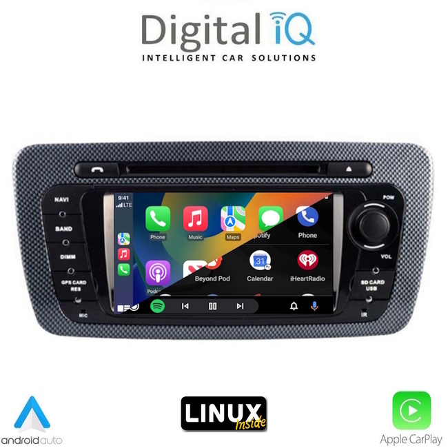 DIGITAL IQ BLA 046_CPA (7" DECK) MULTIMEDIA LINUX SYSTEM for SEAT IBIZA mod. 2008-2015