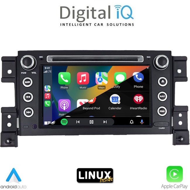DIGITAL IQ BLA 054_CPA (7" DECK) MULTIMEDIA LINUX SYSTEM for SUZUKI GRAND VITARA mod. 2005-2015