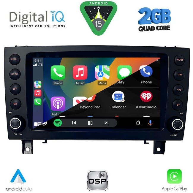 DIGITAL IQ BLD 296_CPA (8″ DECK) MULTIMEDIA for MERCEDES SLK (R171) mod. 2004-2010