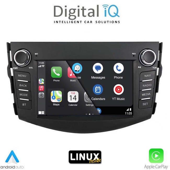 DIGITAL IQ BLA 017_CPA (7" DECK) MULTIMEDIA LINUX SYSTEM for TOYOTA RAV 4 mod. 2006-2012