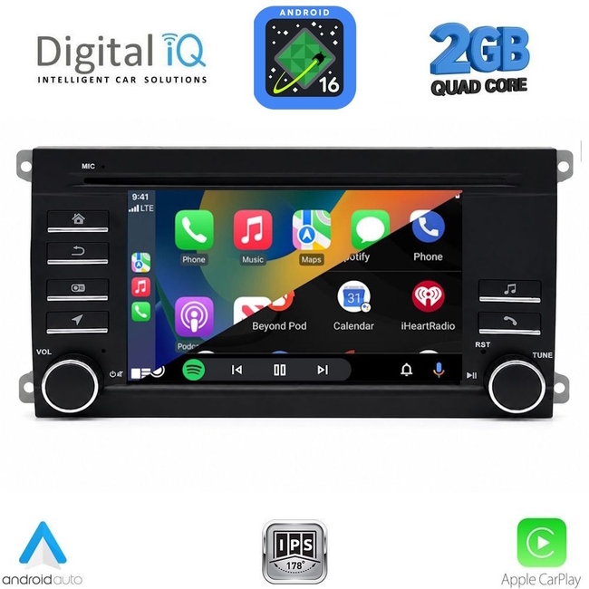DIGITAL IQ BLD 243_CPA (7" DECK) MULTIMEDIA SYSTEM for PORSCHE CAYENNE mod. 2002-2011