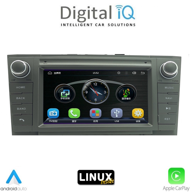 DIGITAL IQ BLA 009GR_CPA (7" DECK) MULTIMEDIA LINUX SYSTEM for TOYOTA AVENSIS T27 mod. 2009-2016 (GRAY)
