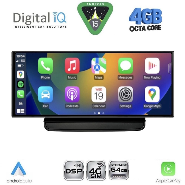 DIGITAL IQ TPH 15938_CPA (12.8inc) MULTIMEDIA SYSTEM for AUDI A8 mod. 2010-2018