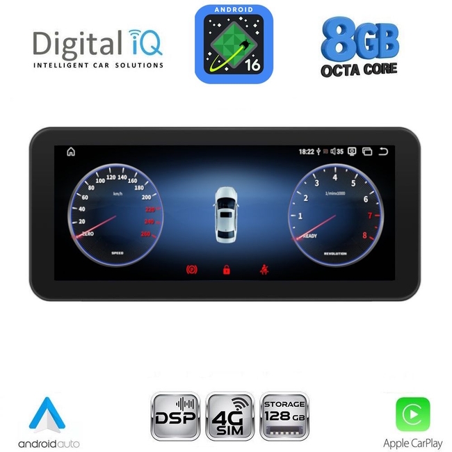 DIGITAL IQ TPG 16999_CPA (10.25inc) (NTG 4.5) MULTIMEDIA SYSTEM for MERCEDES SLK (R172) mod. 2012-2016
