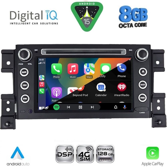DIGITAL IQ BLM 554_CPA (7" DECK) MULTIMEDIA OEM for SUZUKI GRAND VITARA mod. 2005-2015