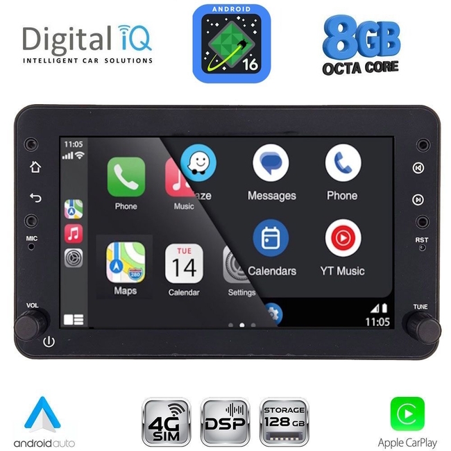 DIGITAL IQ BLM 559_CPA (7" DECK) MULTIMEDIA OEM for ALFA ROMEO 159 – SPIDER – BRERA mod. 2004-2012