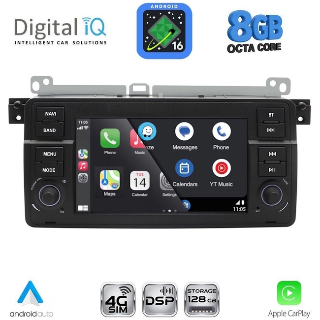 DIGITAL IQ BLM 552_CPA (7" DECK) MULTIMEDIA OEM for BMW S.3 (E46) mod. 1998-2005