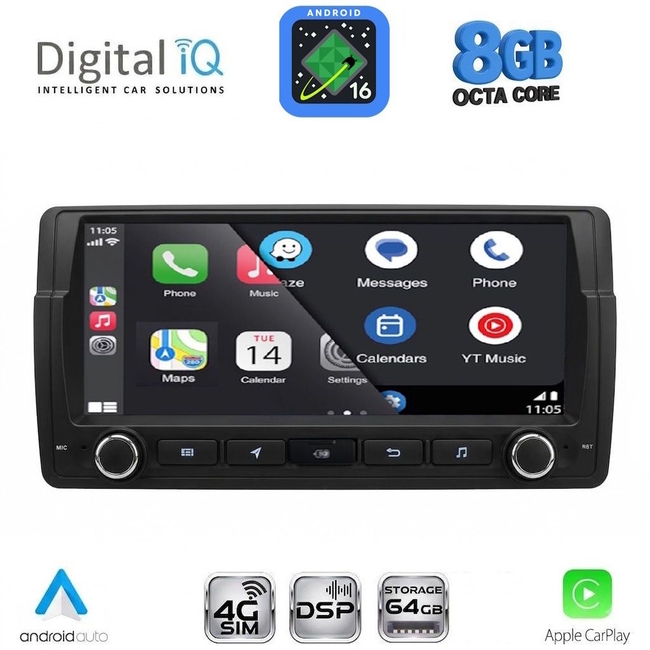 DIGITAL IQ BLM 553_CPA (8.8" DECK) MULTIMEDIA OEM for BMW S.3 (E46) mod. 1998-2005