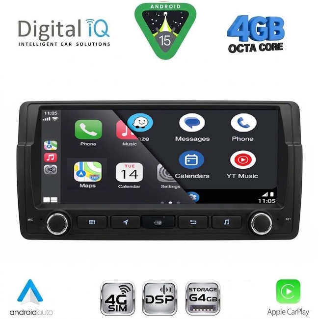 DIGITAL IQ BLM 553_CPA (8.8" DECK) MULTIMEDIA OEM for BMW S.3 (E46) mod. 1998-2005