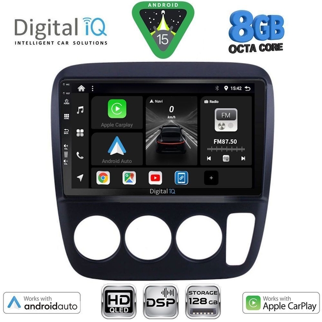DIGITAL IQ BXF 18196_CPAA A/C (9inc) MULTIMEDIA TABLET for HONDA CRV mod. 1996-2006