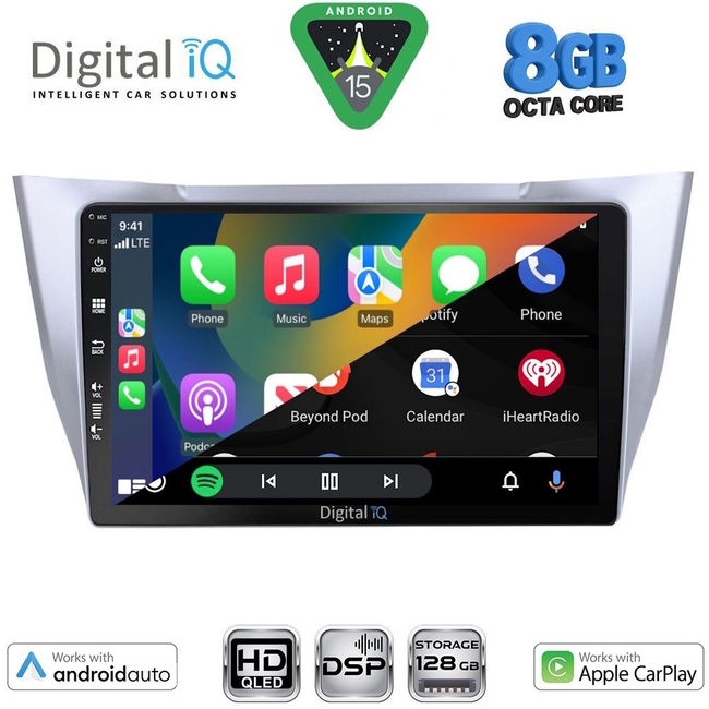 DIGITAL IQ BXF 18345SL_CPAA (10inc) MULTIMEDIA TABLET for LEXUS RX 300 – 400 mod. 2003-2008