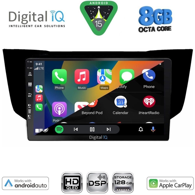 DIGITAL IQ BXF 18345BL_CPAA (9inc) MULTIMEDIA TABLET for LEXUS RX 300 – 400 mod. 2003-2008