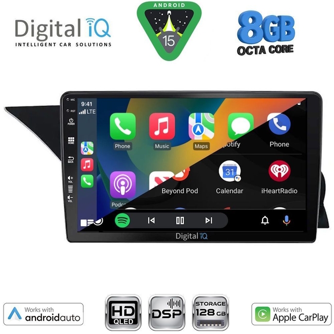 DIGITAL IQ BXF 18411_CPAA (NTG 4.0) (9inc) MULTIMEDIA TABLET for MERCEDES GLK (X204) mod. 2008-2012
