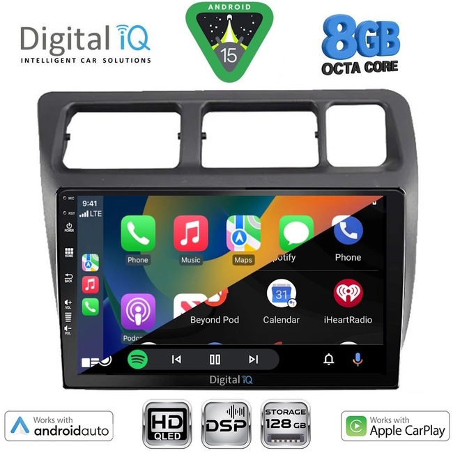 DIGITAL IQ BXF 18710_CPAA (9inc) MULTIMEDIA TABLET for TOYOTA COROLLA mod. 1992-1997