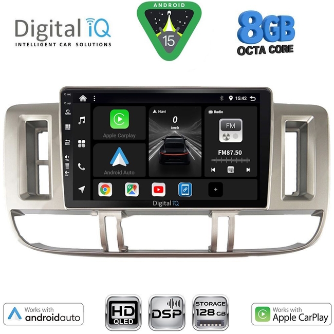 DIGITAL IQ BXF 18474_CPAA (9inc) MULTIMEDIA TABLET for NISSAN XTRAIL mod. 2000-2004
